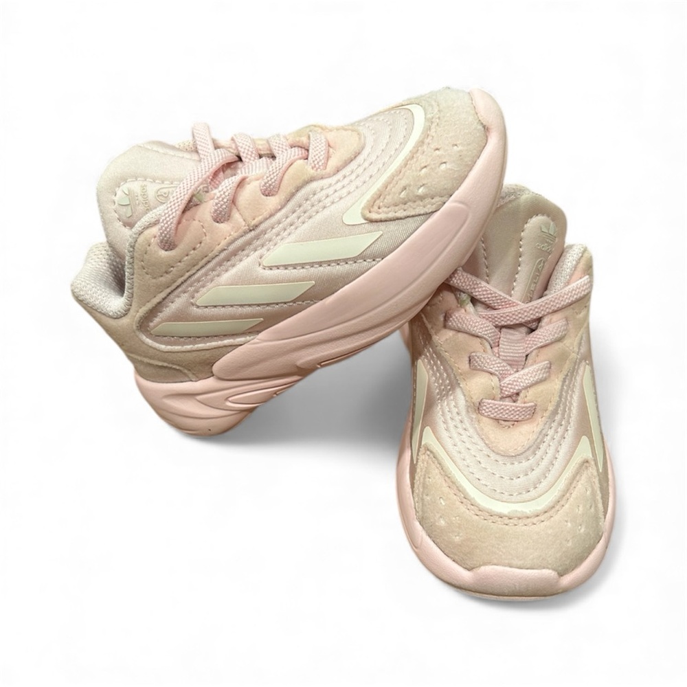 Adidas Ozelia Toddler Girls Sneakers – Size 6K, Light Pink